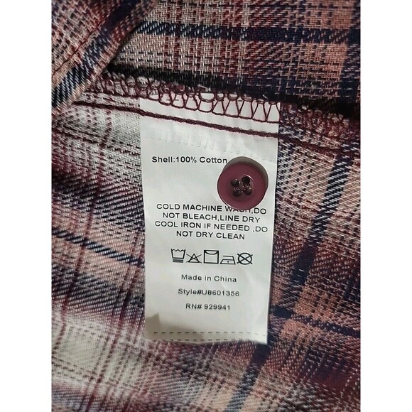 Suzanne Betro Womens Weekend Plaid Shirt Size L New Swing- Longer- Popover - Picture 5 of 9